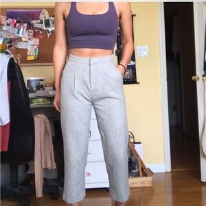 Oak & Fort gray trousers